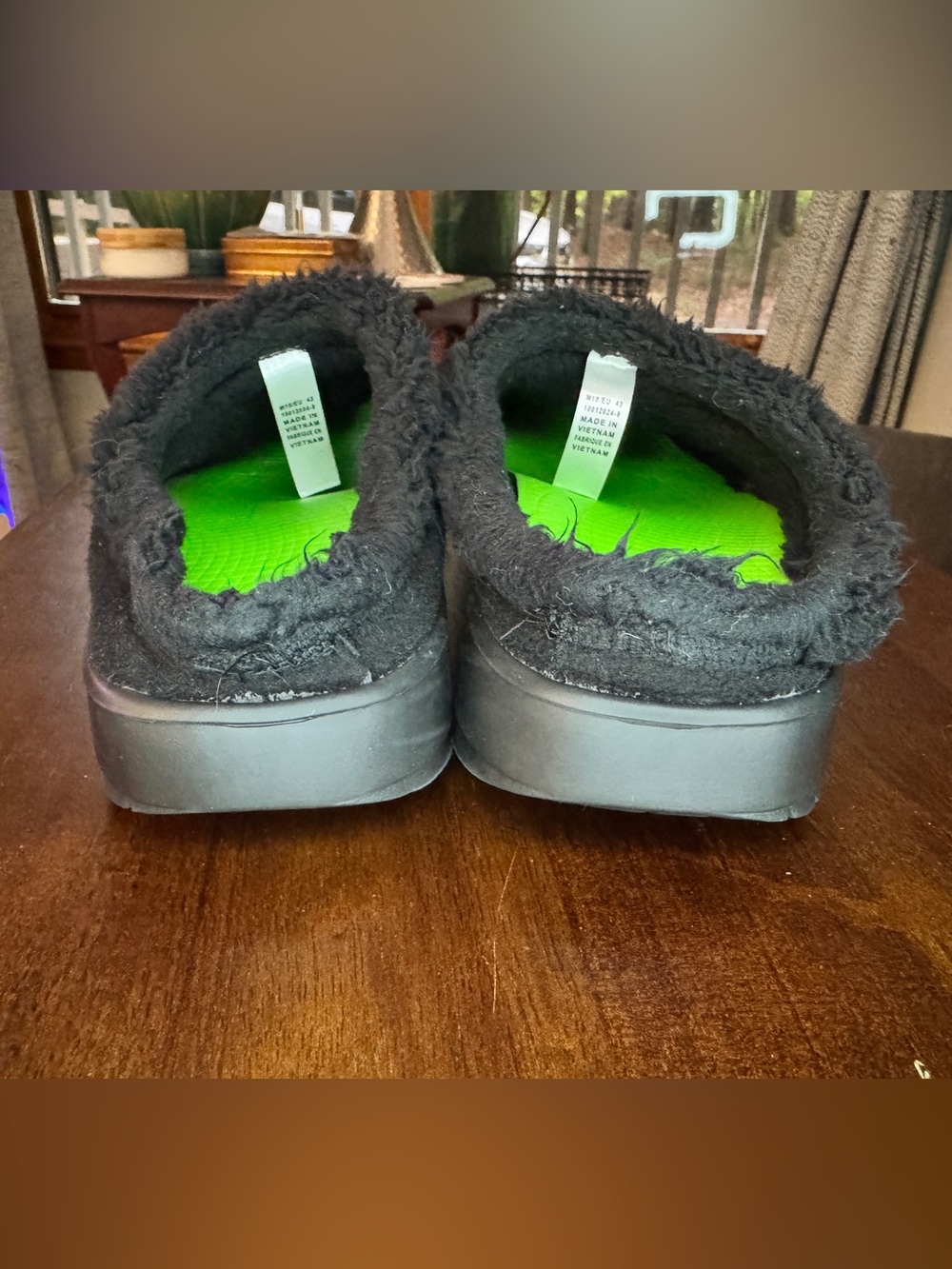 OOFOS OOcoozie Men’s 10 Mules Shoes Slides Sandals Slippers Slip Ons Black NEW - Picture 10 of 15